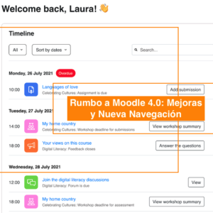 Rumbo a Moodle 4.0: Mejoras y Nueva Navegación